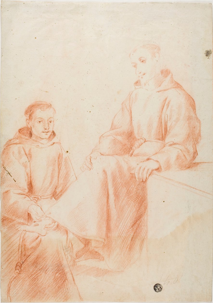 Due monaci da Lodovico Carracci