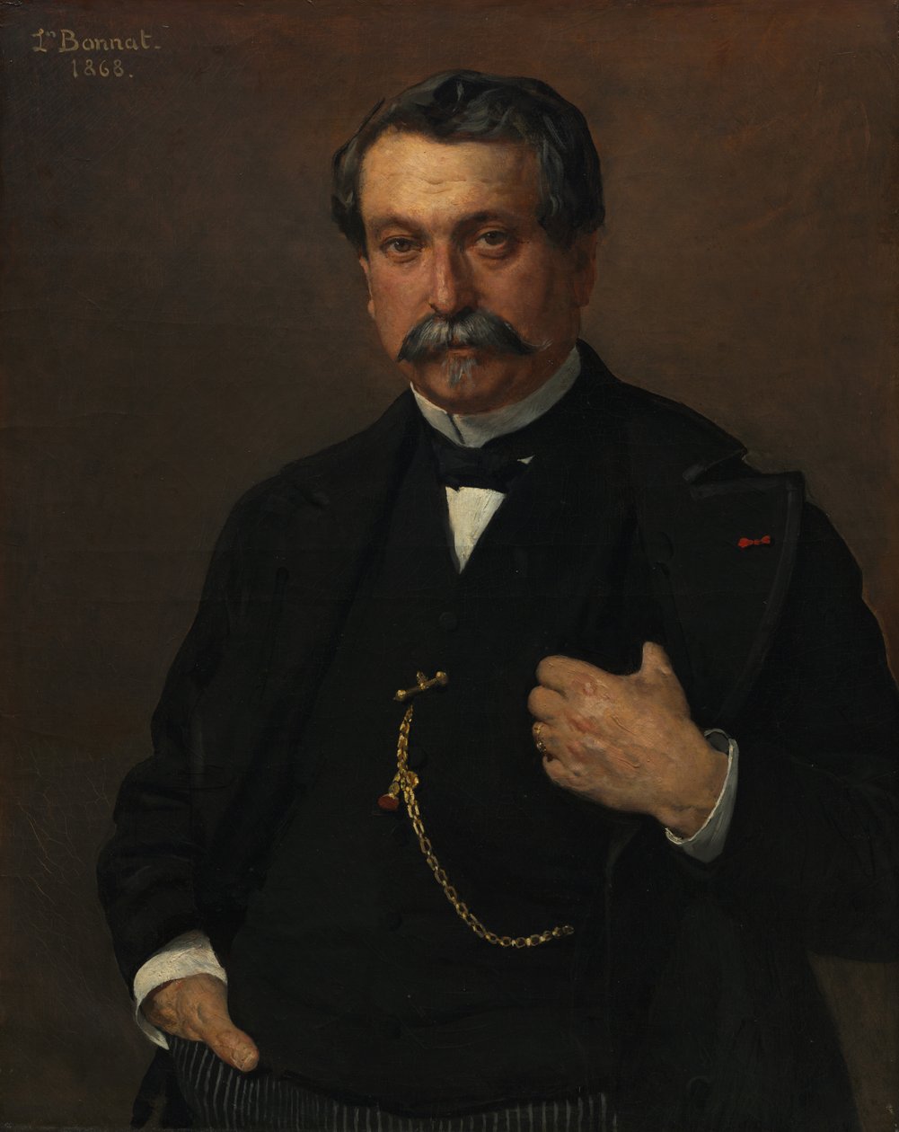 Ritratto di un uomo, 1868 da Léon Bonnat