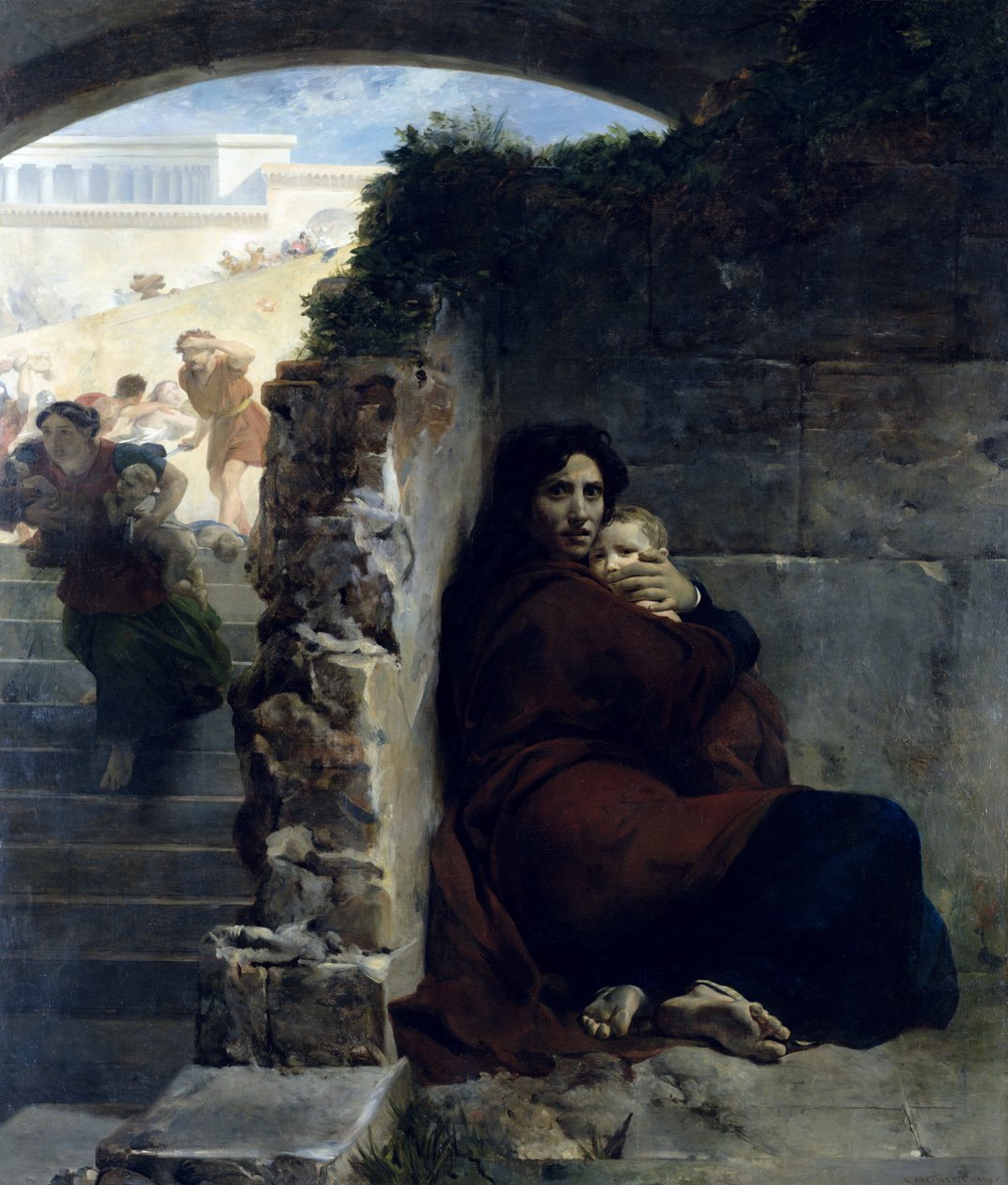 Scena della strage degli innocenti da Léon Cogniet