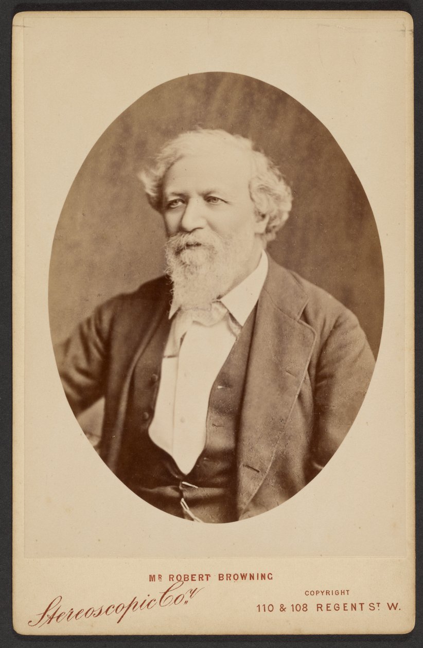Signor Robert Browning da London Stereoscopic and Photographic Company