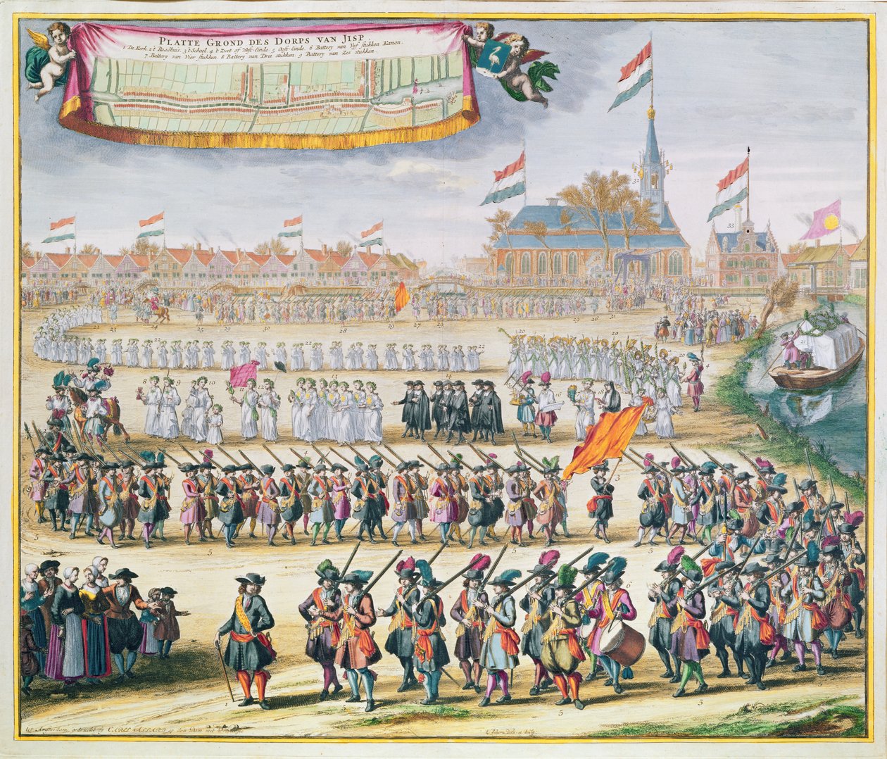 Commemorazione della pace di Rijswijk, 1697 da Lorenz Scherm