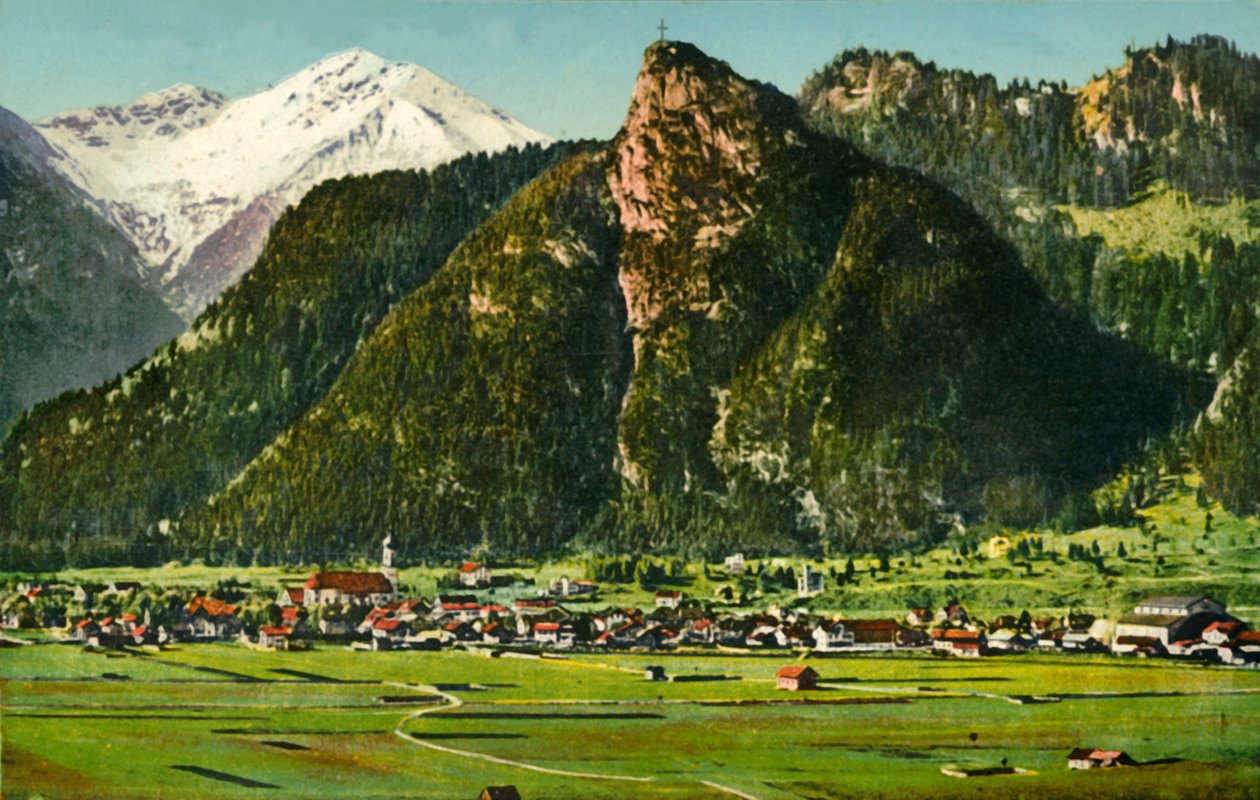 Oberammergau, Baviera, Germania c. 1922 da Lorenz Fränzl