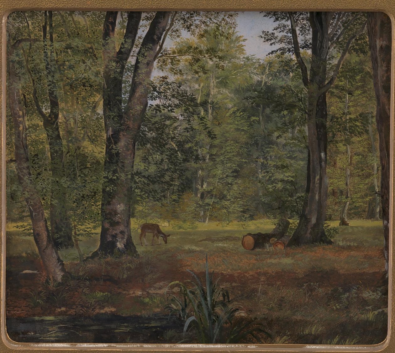Bosco di Charlottenlund, a nord di Copenaghen da Lorenz Frølich