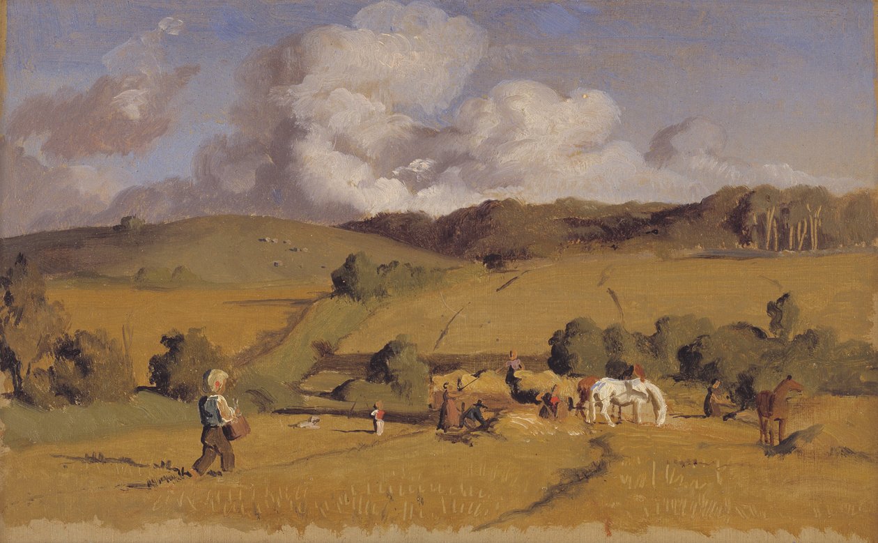 Paesaggio vicino a Holmstrup, Zelanda da Lorenz Frølich
