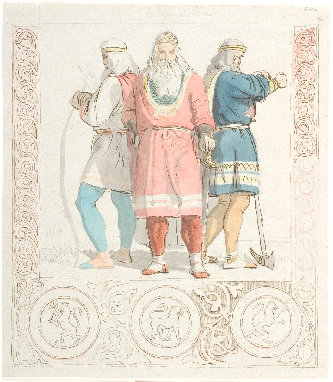 Örvarodd, Holger Danske, Stærkodder da Lorenz Frølich