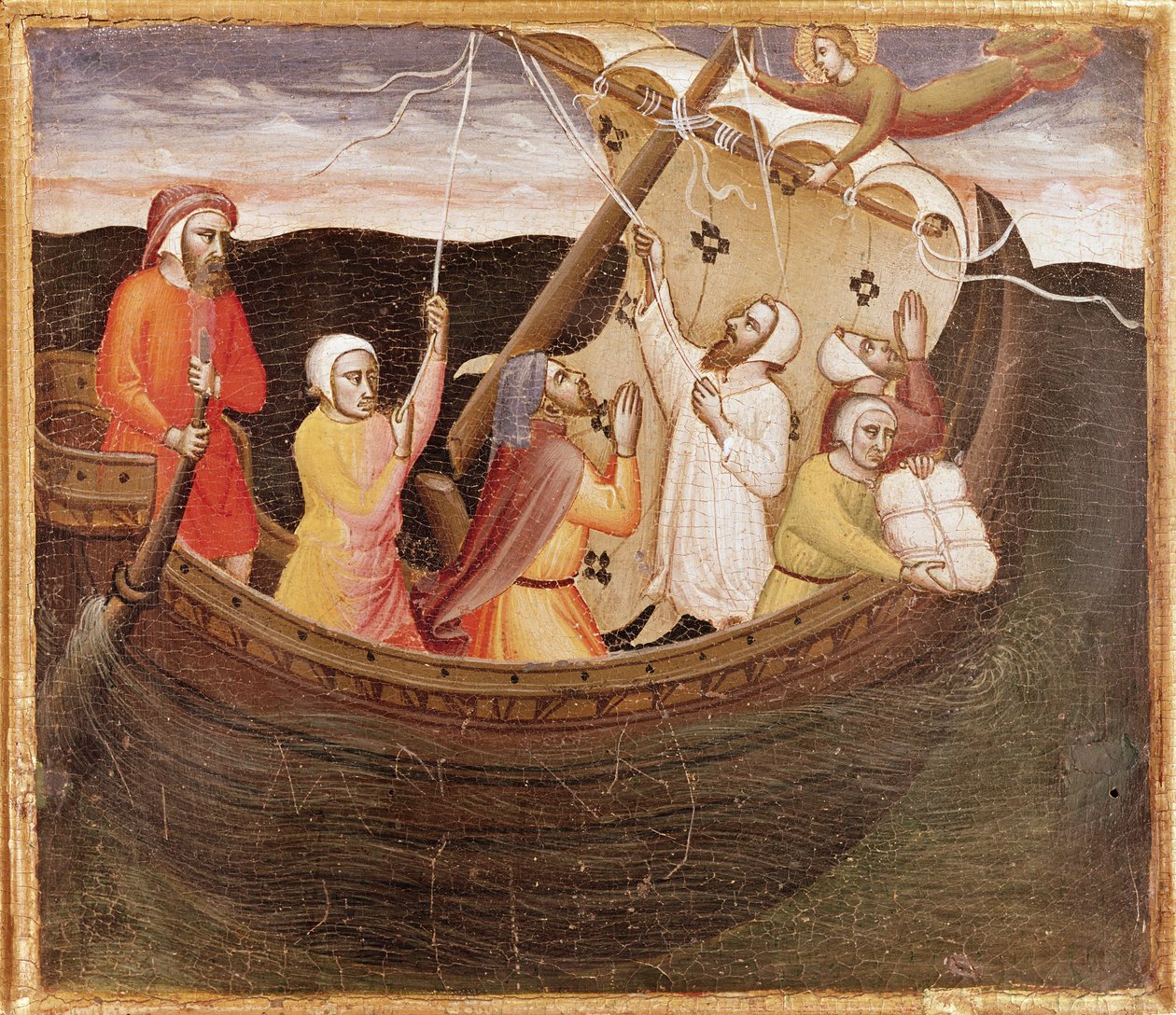 Santa Fina salva i pescatori da Lorenzo di Niccolò