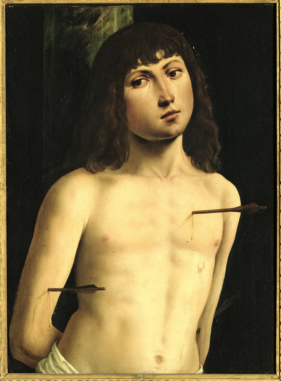 San Sebastiano, c.1490 da Lorenzo Costa