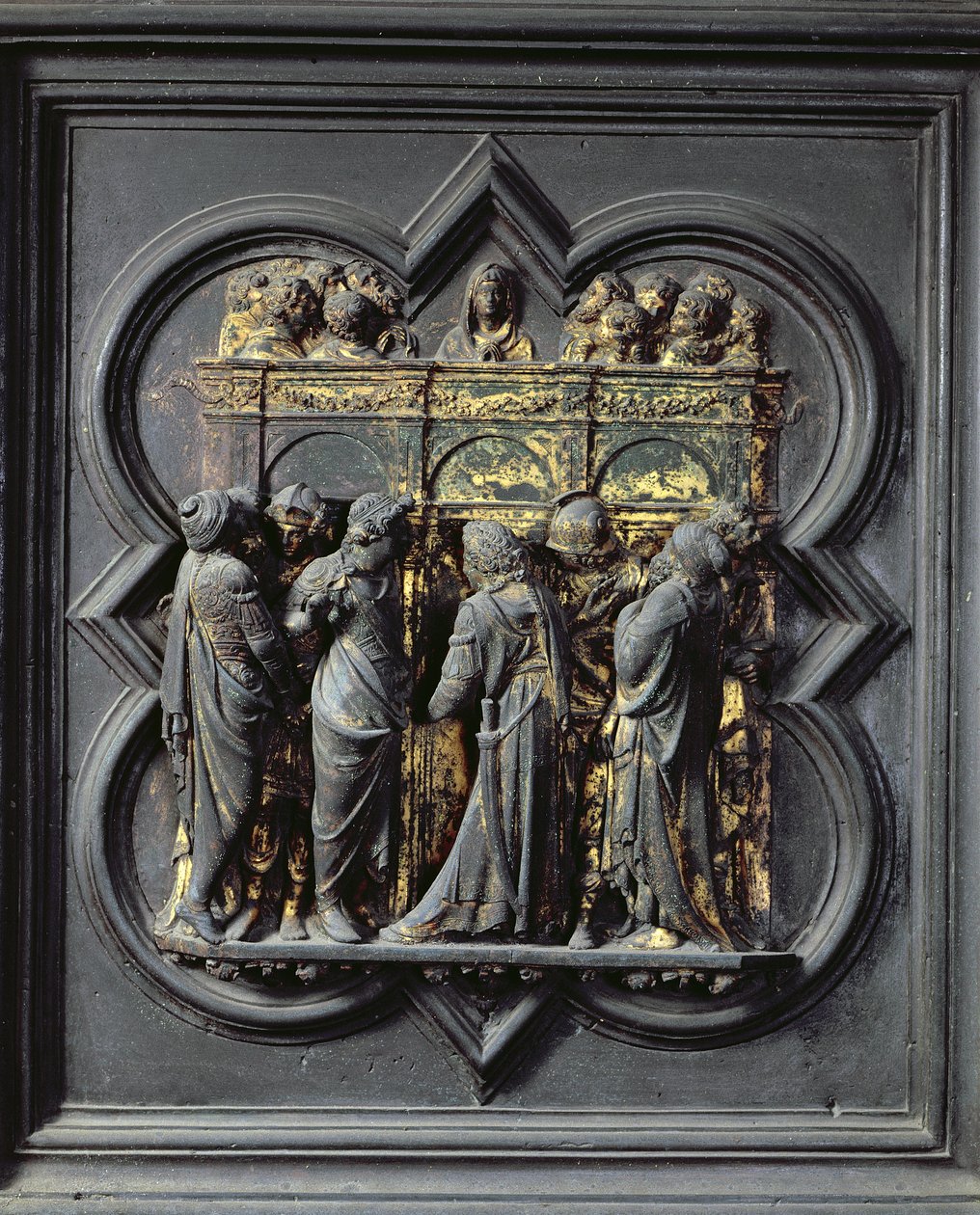 Pentecoste, ventesimo pannello delle Porte Nord del Battistero di San Giovanni, 1403-24 da Lorenzo Ghiberti