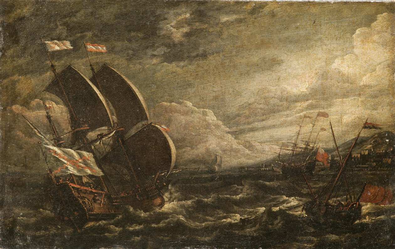 Una tempesta in mare da Lorenzo a Castro
