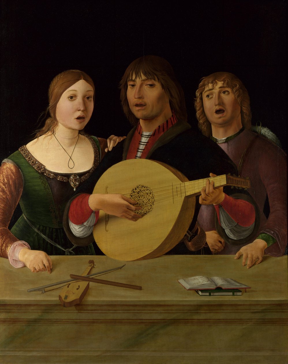 Un concerto, c. 1490 da Lorenzo Costa