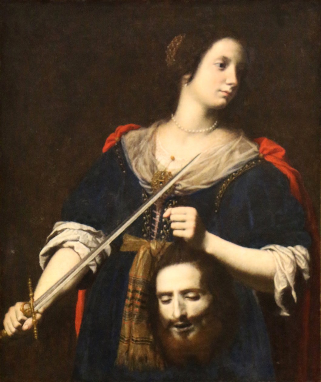 Giuditta con in mano la testa di Oloferne. da Lorenzo Lippi