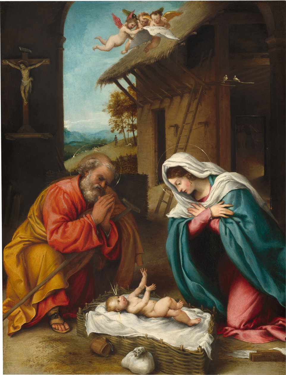 La Natività da Lorenzo Lotto