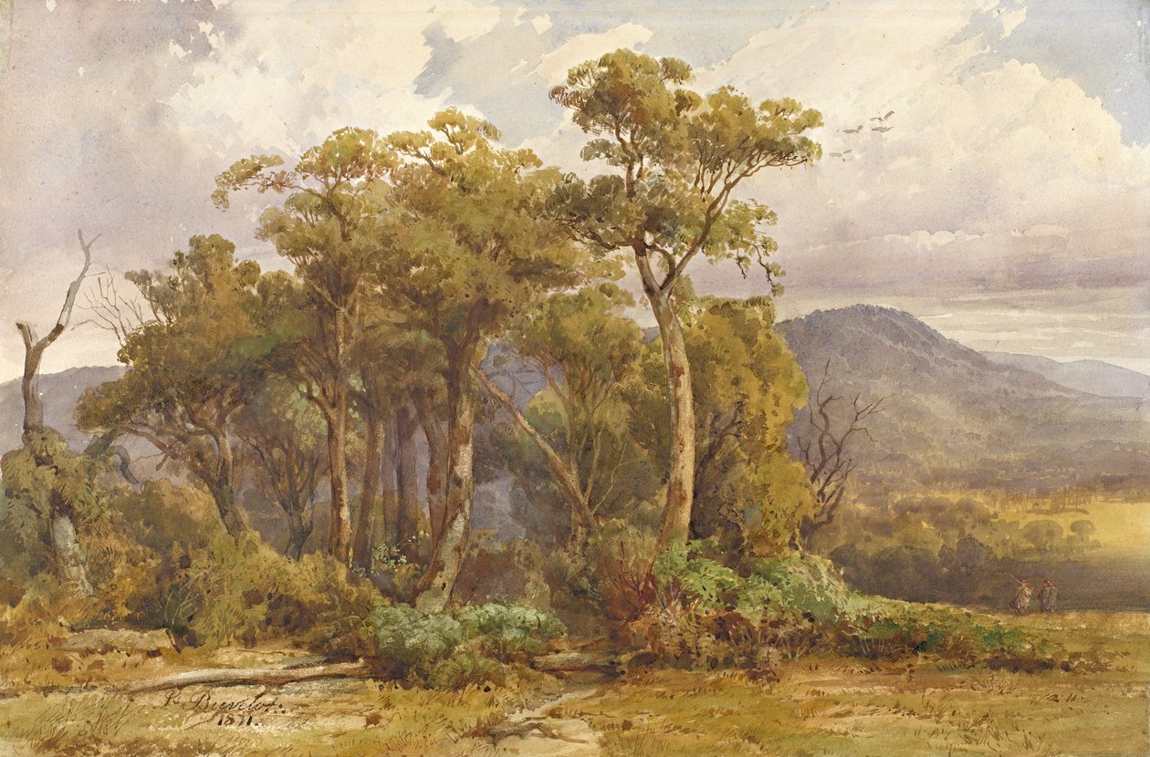 Pianure di Yarra da Louis Buvelot