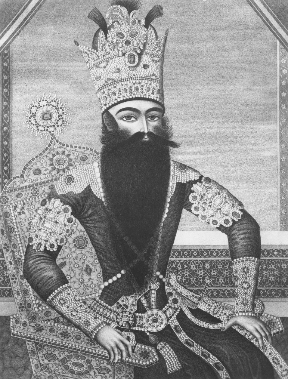 Fath-Ali Shah Qajar da Louis Charles Ruotte