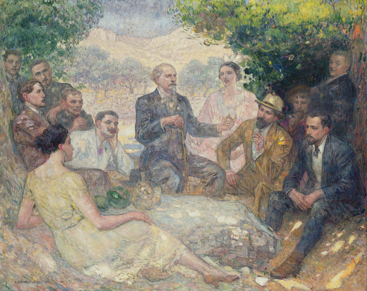 Mistral e i suoi amici davanti alle Alpilles da Louis Denis Valverane