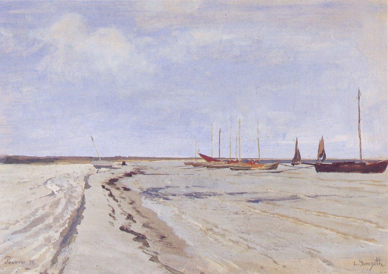 Paesaggio costiero presso Prerow da Louis Douzette