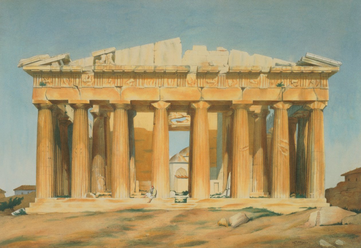 Il Partenone, Atene da Louis Dupré