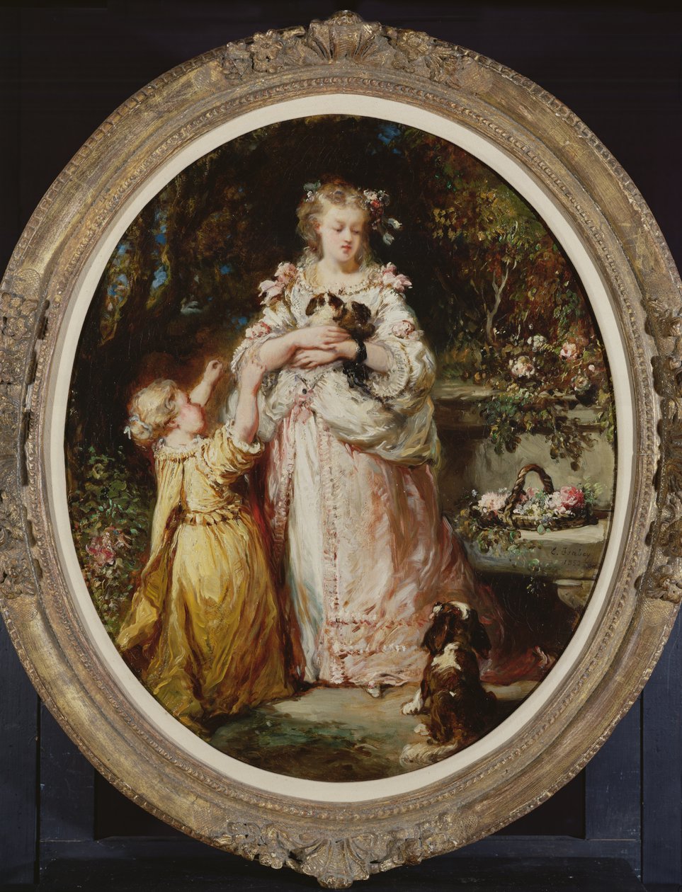 La nuova lettiga, 1852 da Eugene Isabey