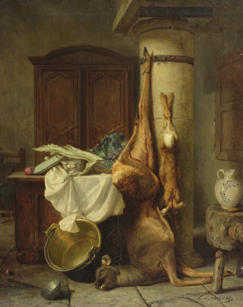 Natura morta da Louis Eugene Lambert