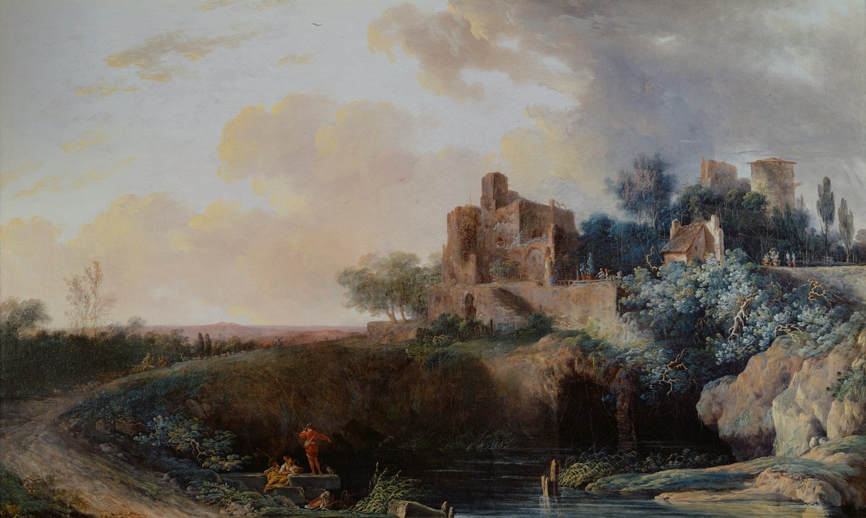 Paesaggio da Louis Gabriel Moreau