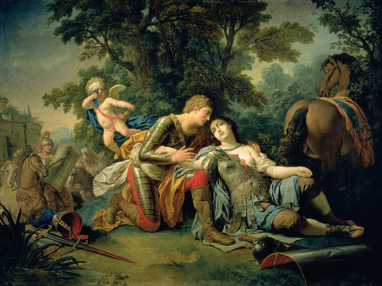 Tancredi e Clorinda da Louis Jean François Lagrenée