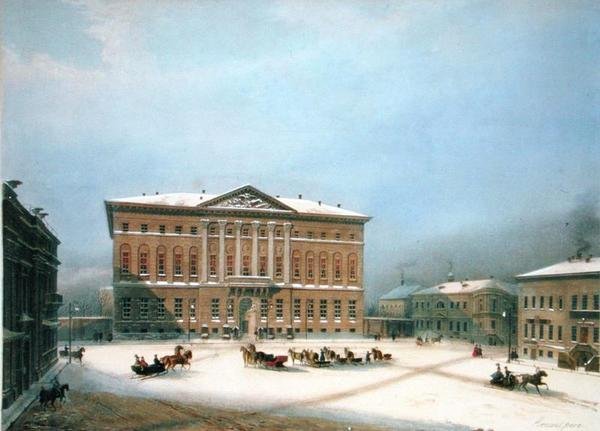 Casa del Governatore Generale a Mosca, 1840 da Louis Jules Arnout