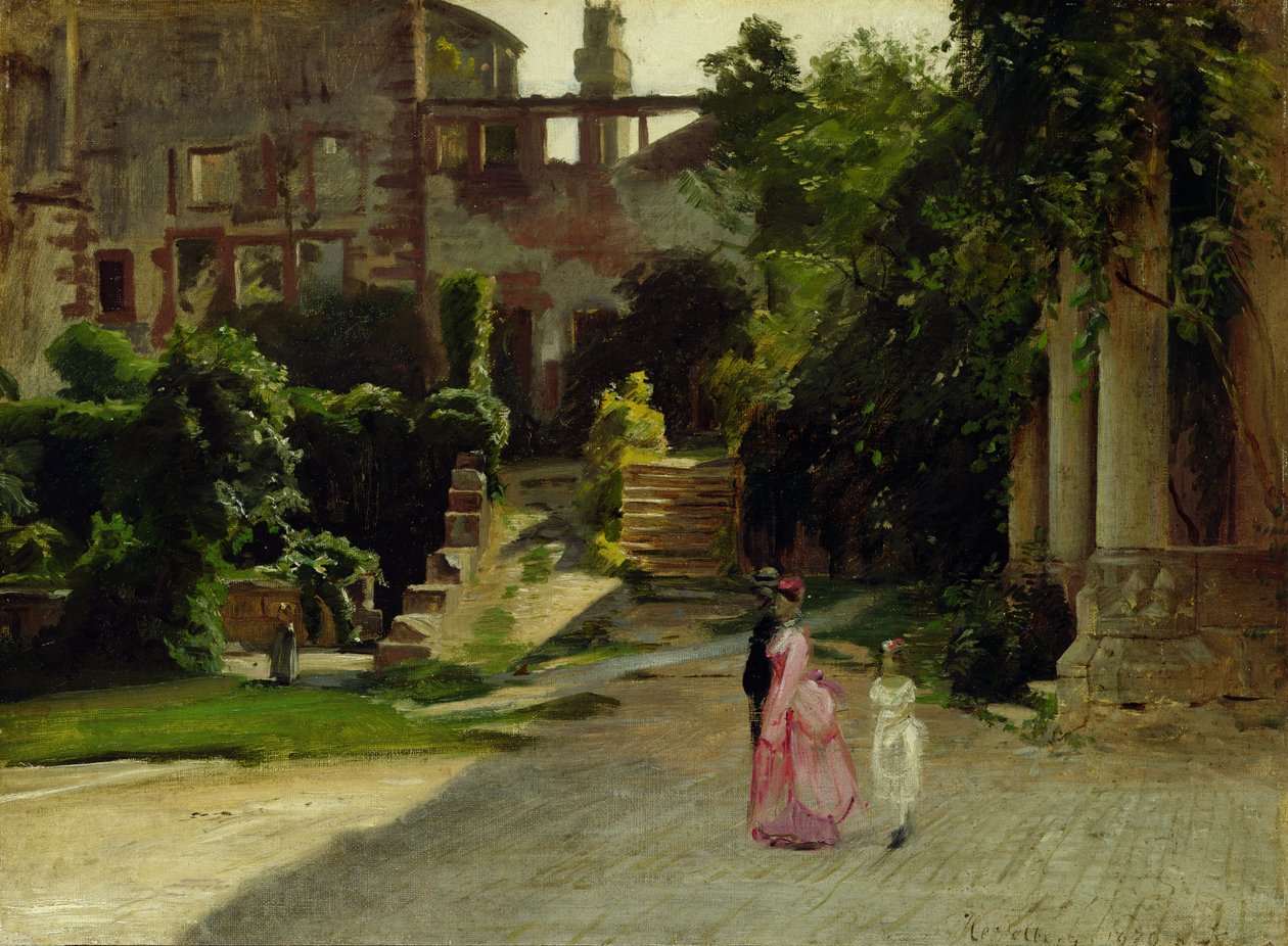 Castello di Heidelberg, 1870 da Louis Kolitz