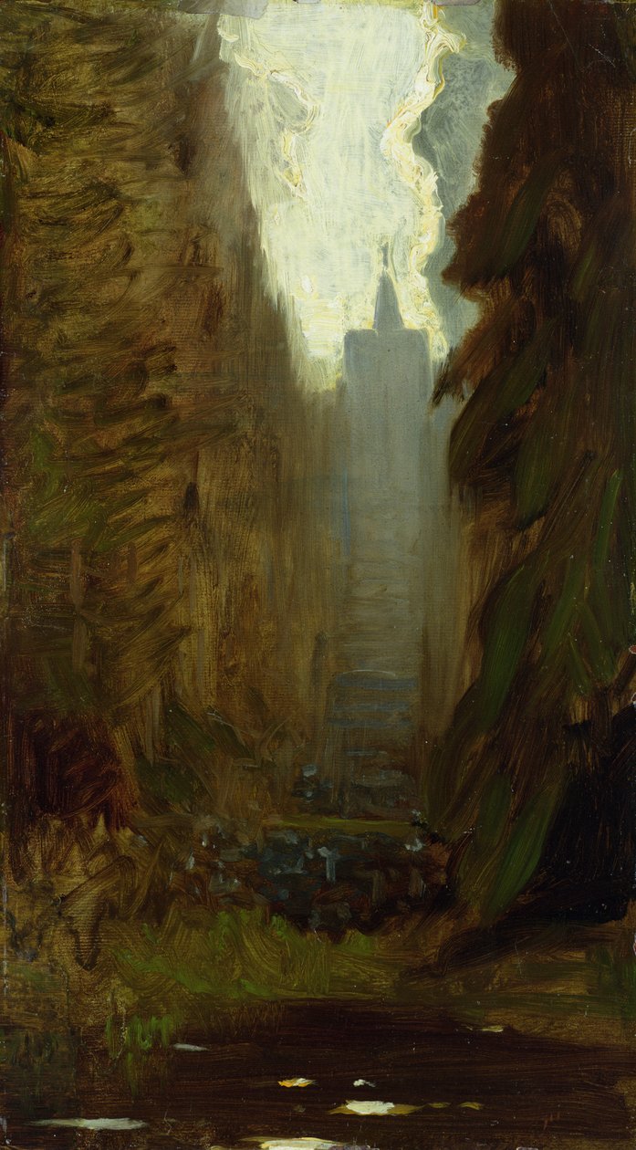 Il centro del parco, Wilhelmshoehe, Kassel da Louis Kolitz