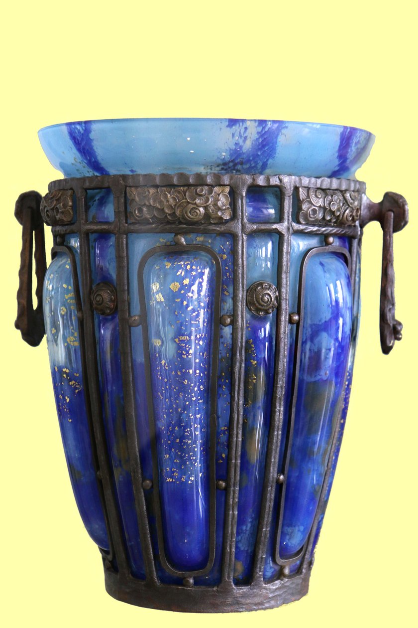 Vaso di vetro da Louis Majorelle