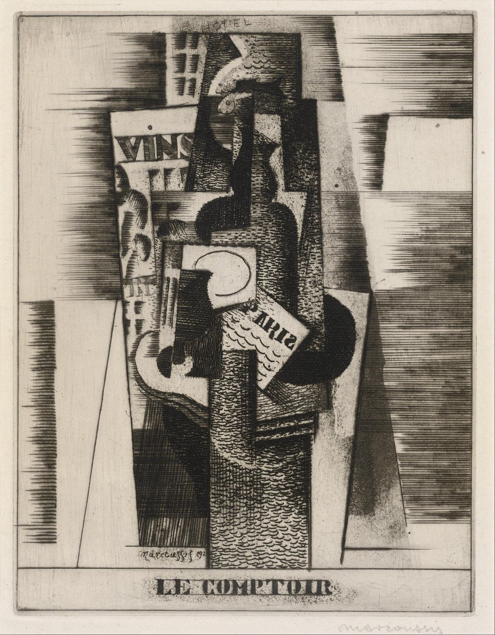 Il bancone da Louis Marcoussis