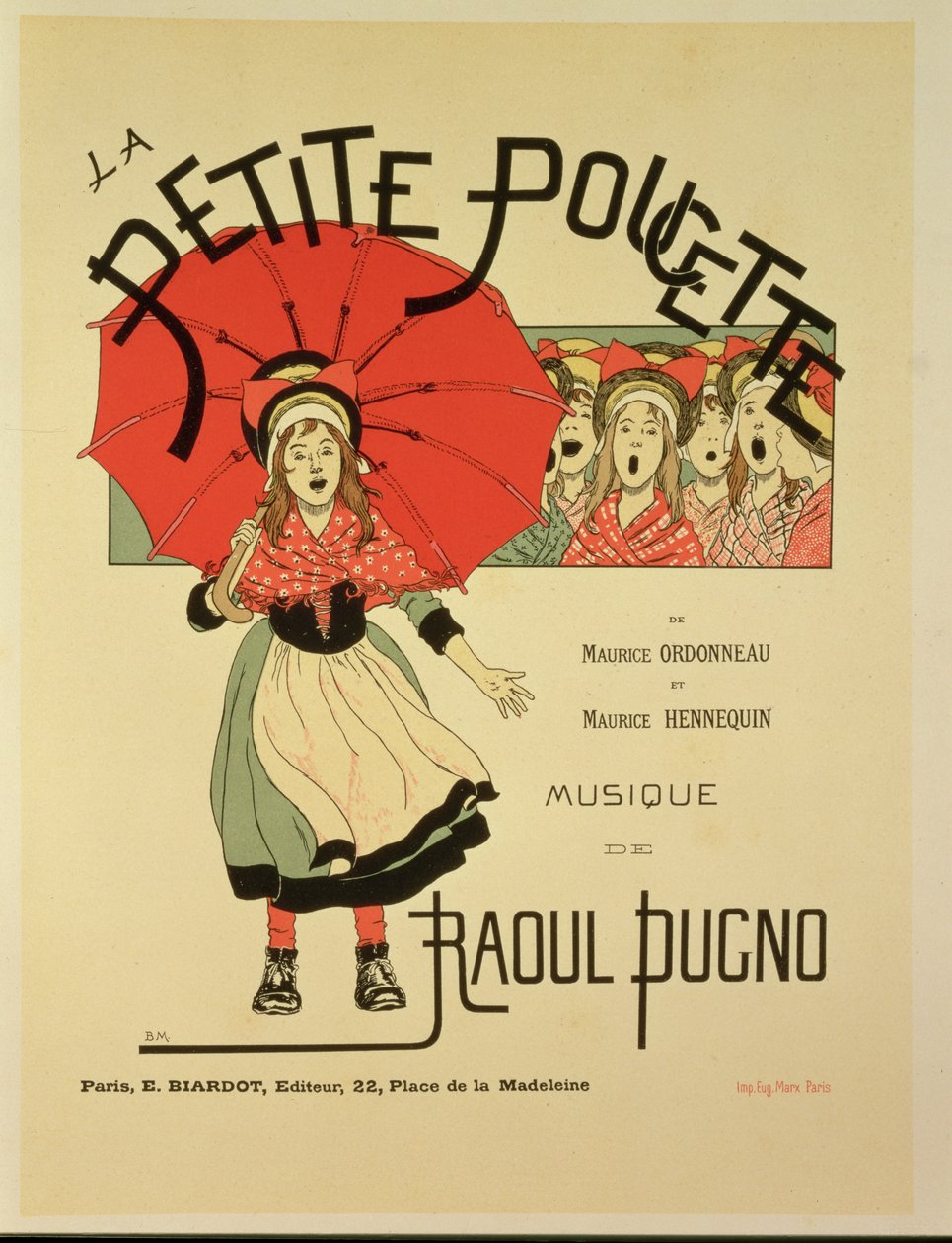Riproduzione di un poster pubblicitario dell