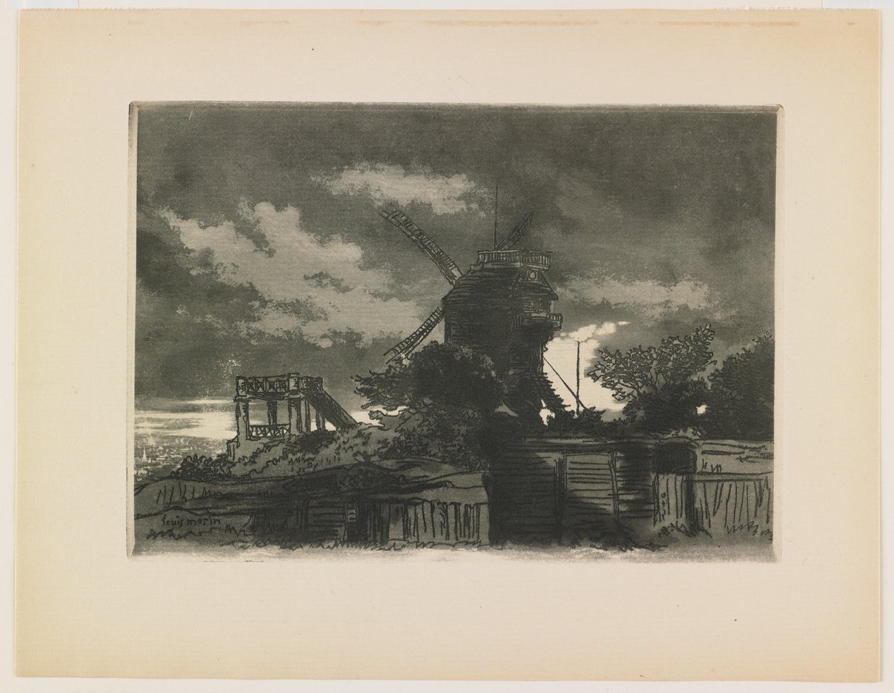 La fine di Montmartre da Louis Morin
