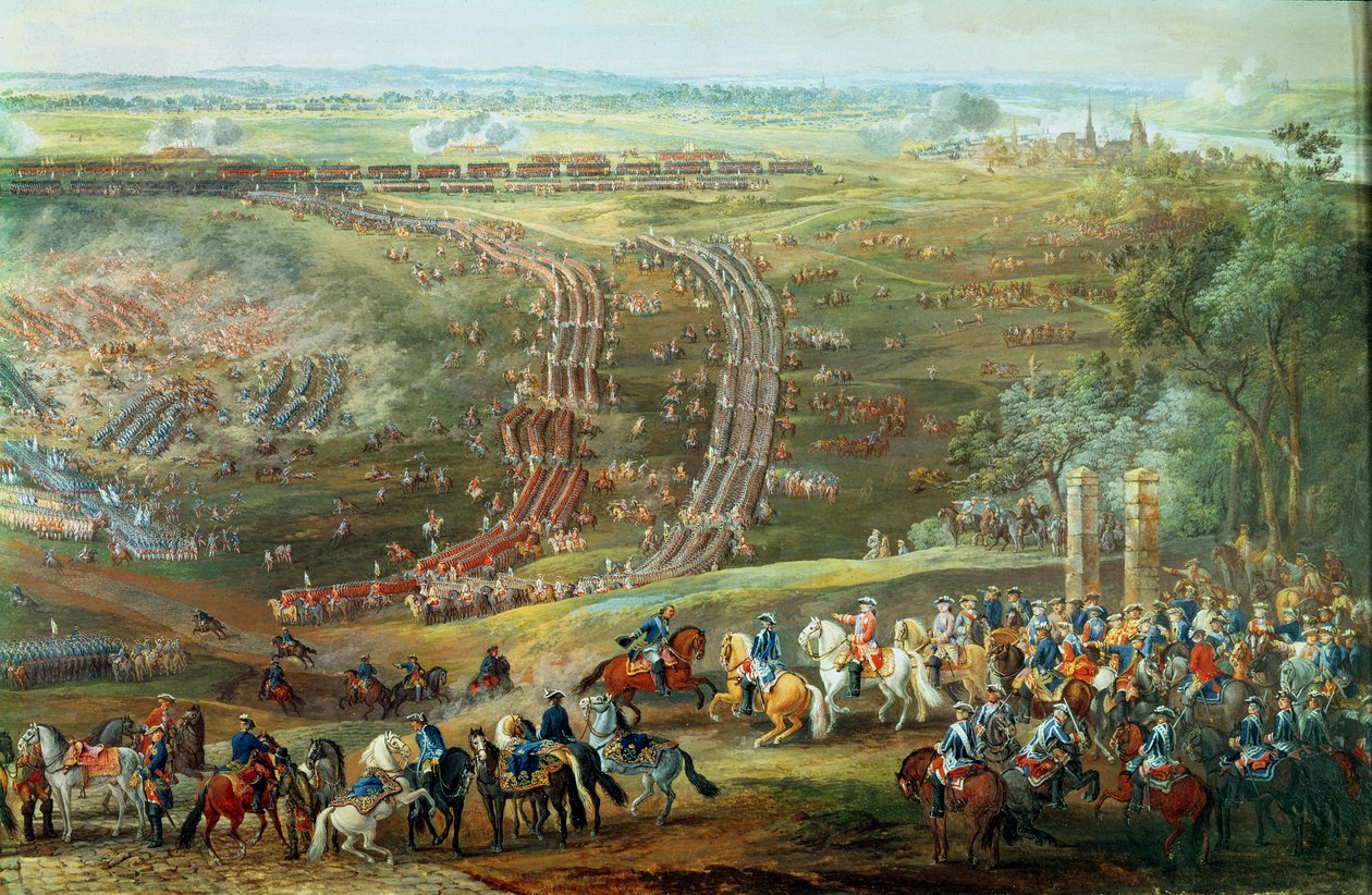 La battaglia di Fontenoy, 11 maggio 1745 (dettaglio) da Louis Nicolas van Blarenberghe