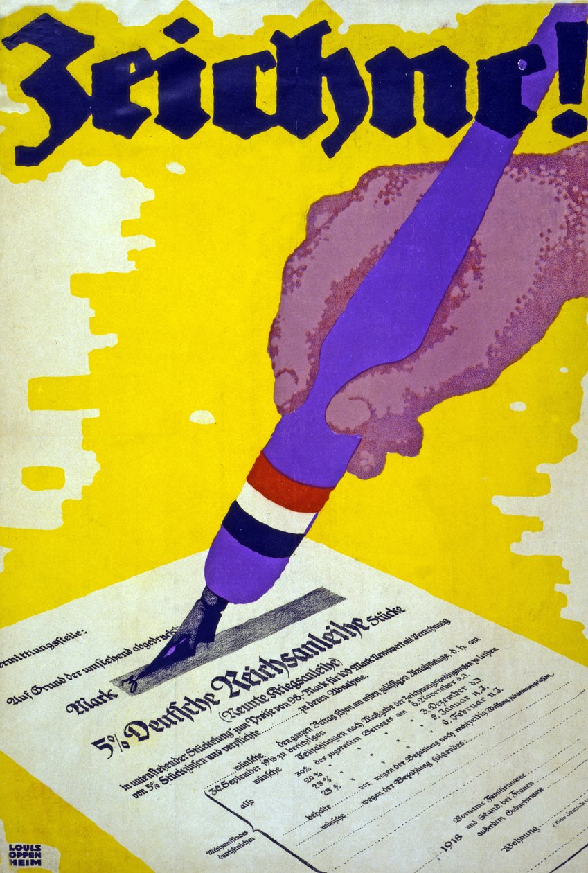 Zeichne! Pub. 1918 da Louis Oppenheim