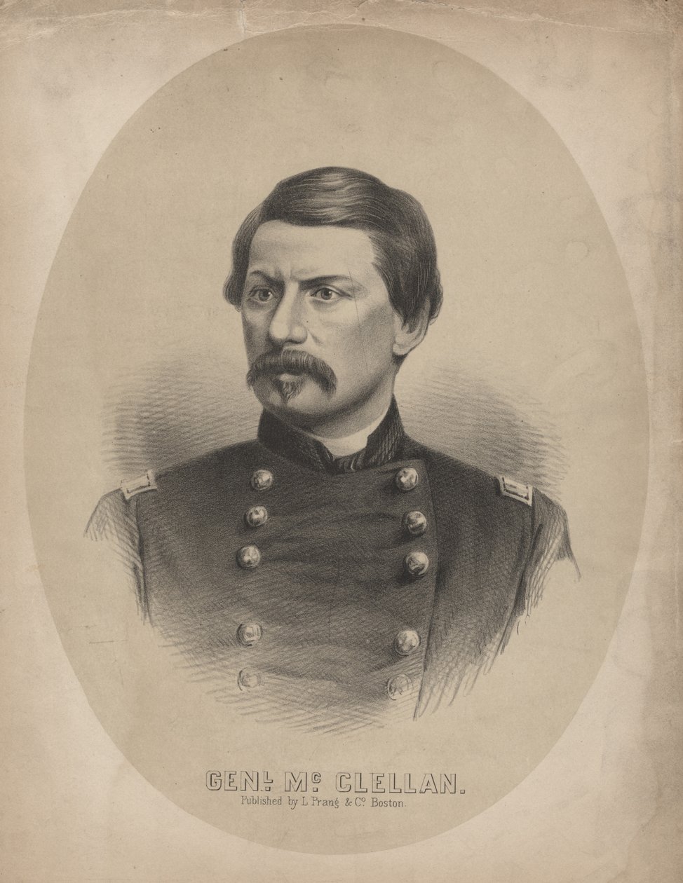 Generale McClellan, 1862 da Louis Prang