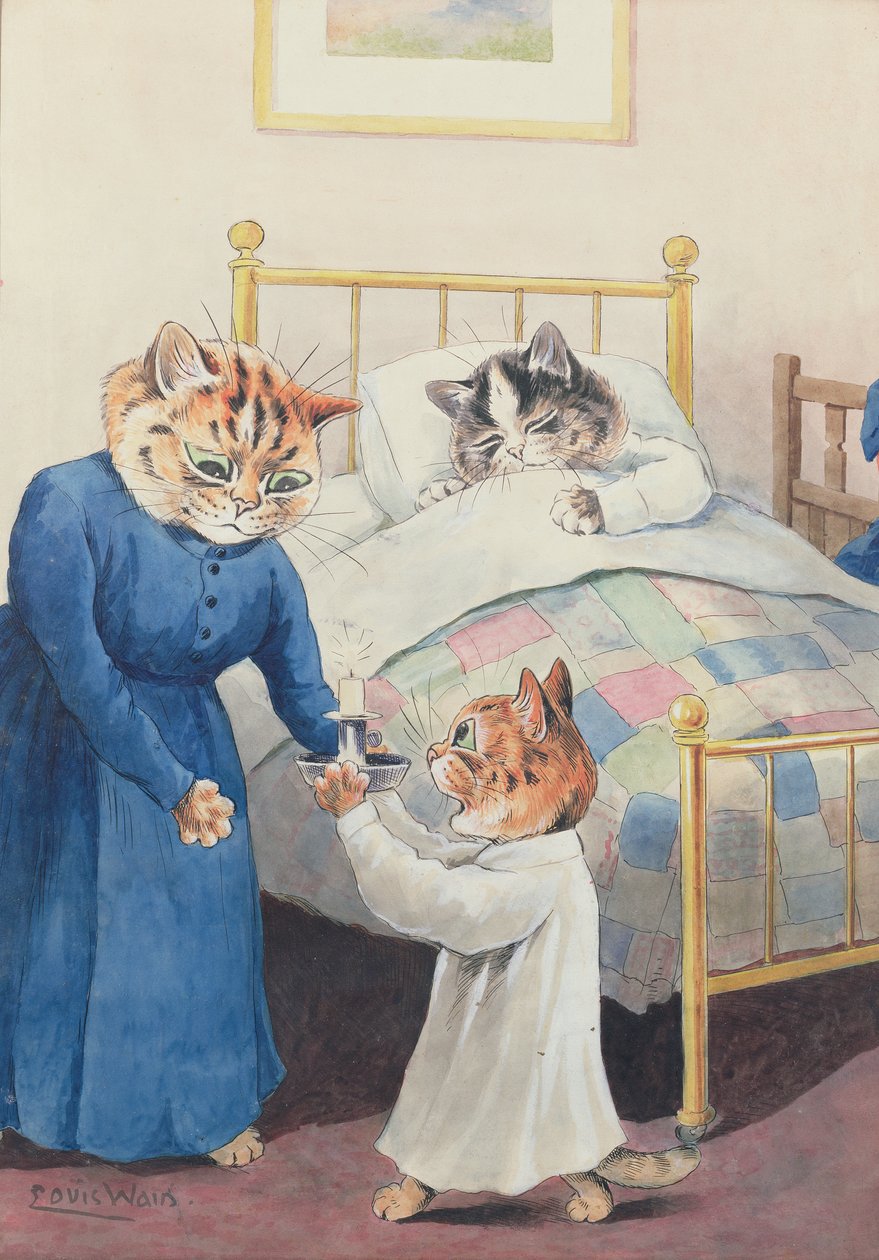 Ora di Dormire da Louis Wain