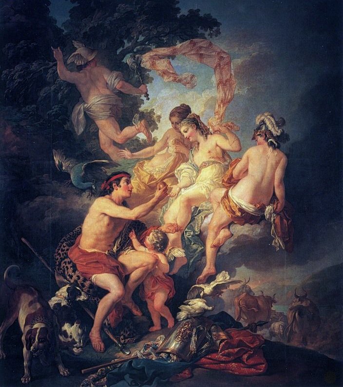 Il giudizio di Paride da Louis Jean François Lagrenée