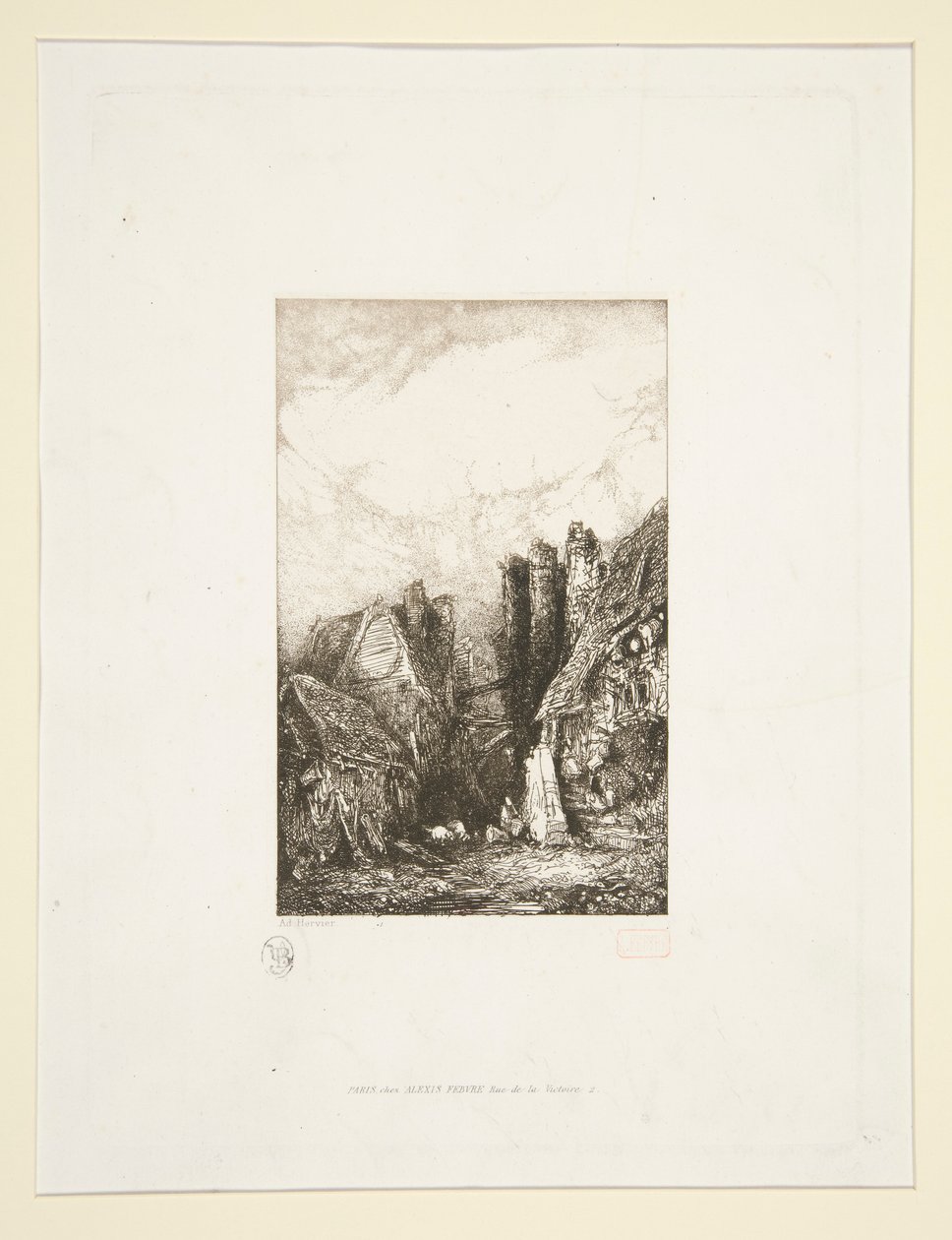 Villaggio da Louis Adolphe Hervier
