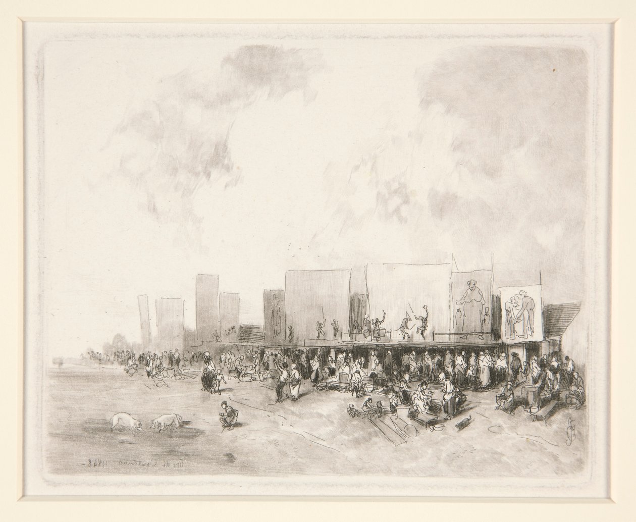 Fiera del Villaggio da Louis Adolphe Hervier