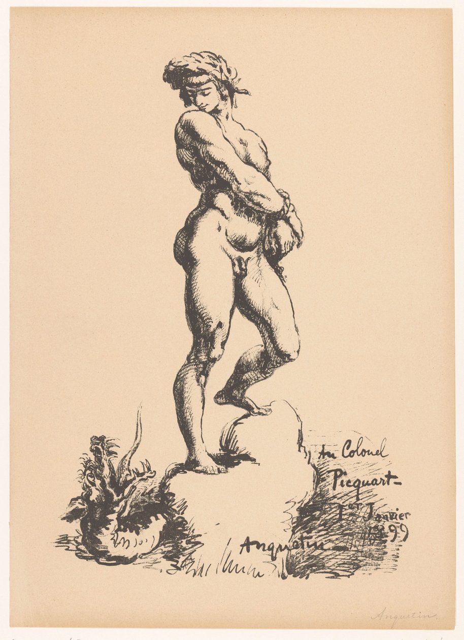 Georges Picquart e il drago da Louis Anquetin