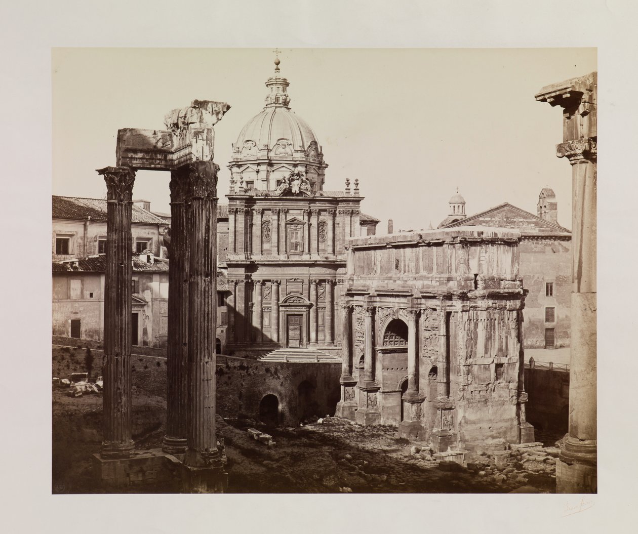 Foro Romano da Louis Auguste Bisson