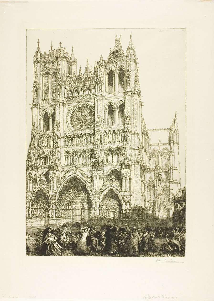 Cattedrale di Amiens da Louis Auguste Lepère