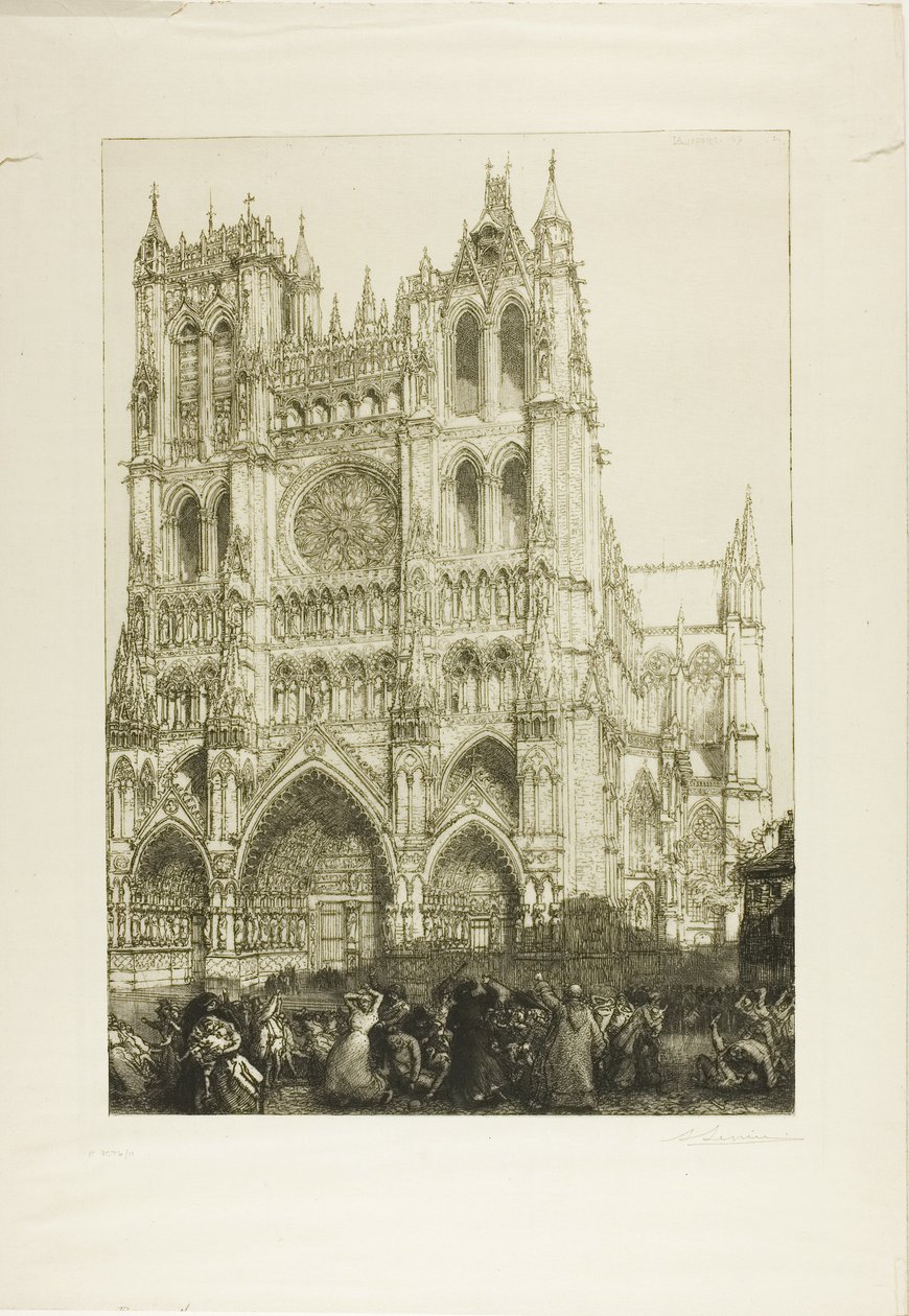 Cattedrale di Amiens da Louis Auguste Lepère