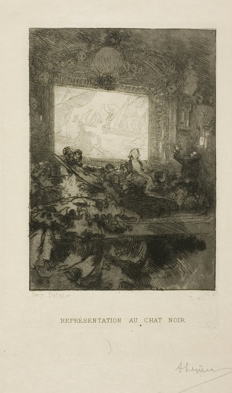 Allo Chat Noir da Louis Auguste Lepère