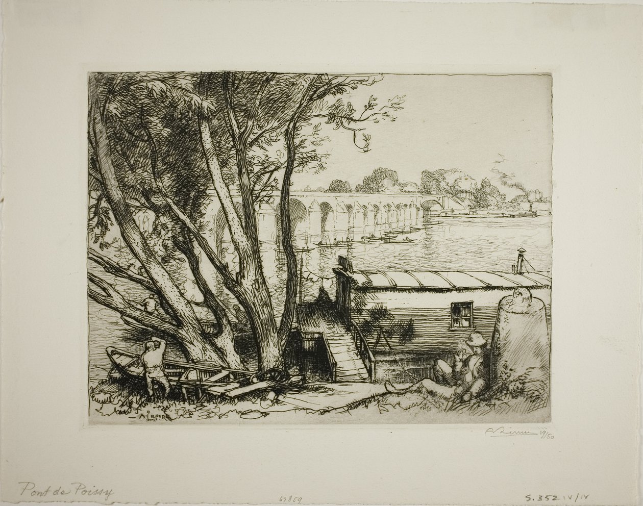 Poissy da Louis Auguste Lepère