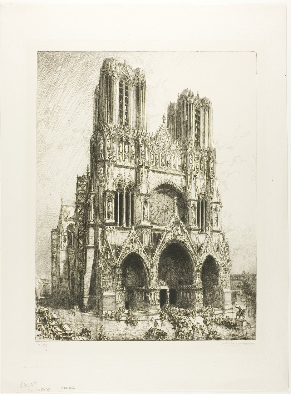 Cattedrale di Reims da Louis Auguste Lepère