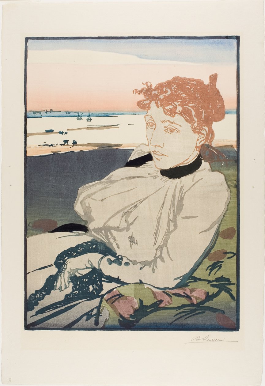La convalescente, Madame Lepère da Louis Auguste Lepère