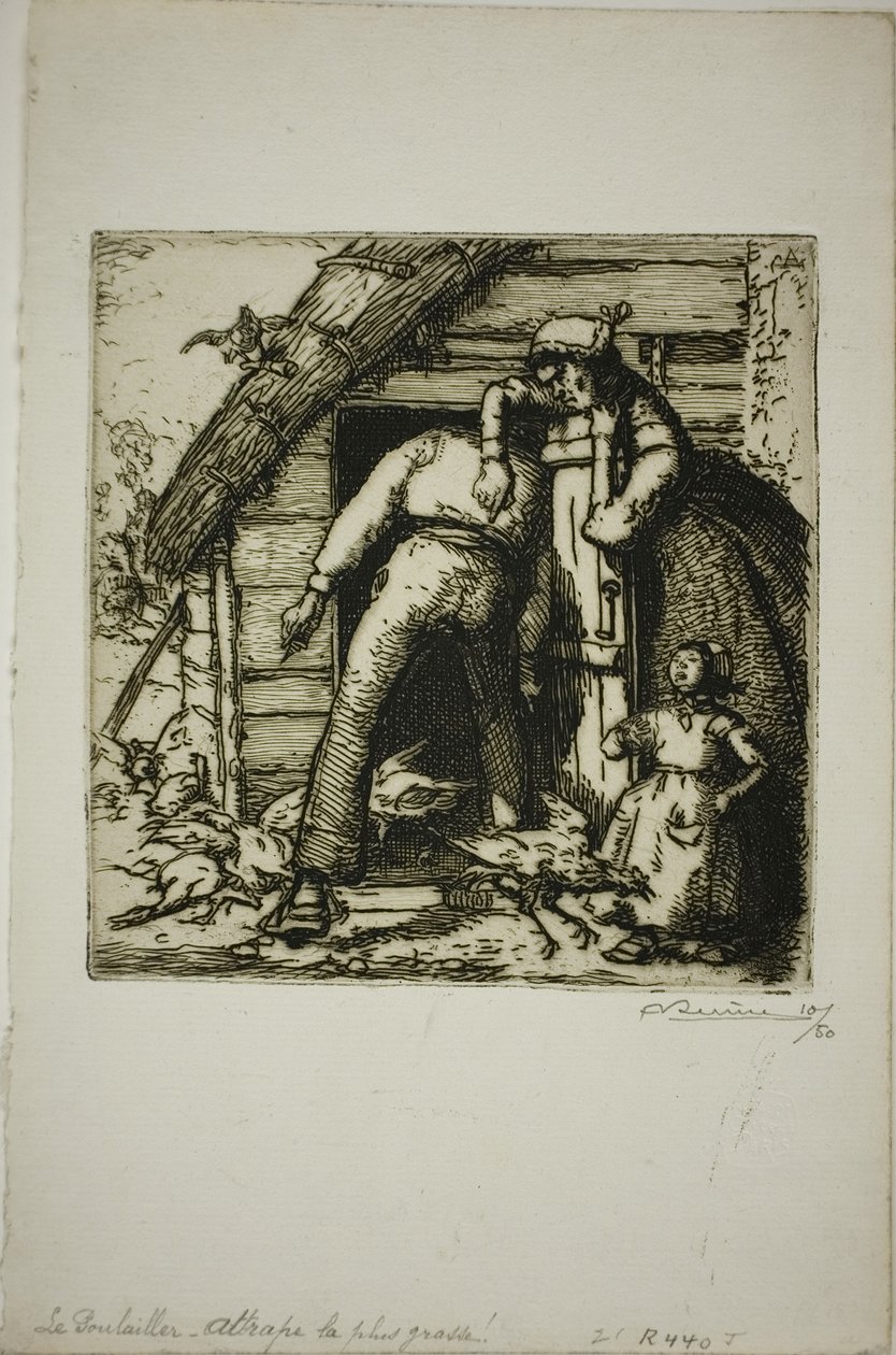 Il Poulterer da Louis Auguste Lepère