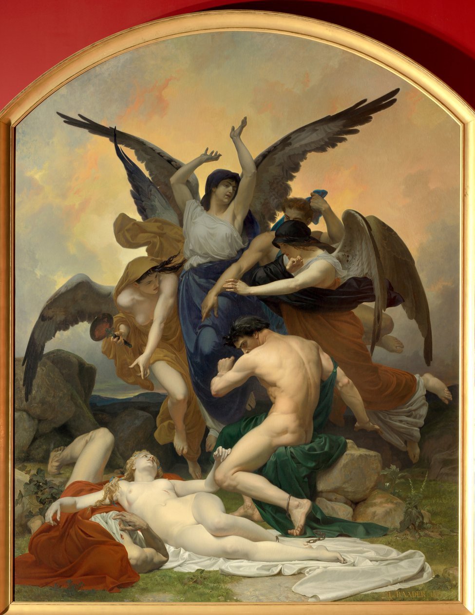 Il rimorso, 1875 da Louis Baader