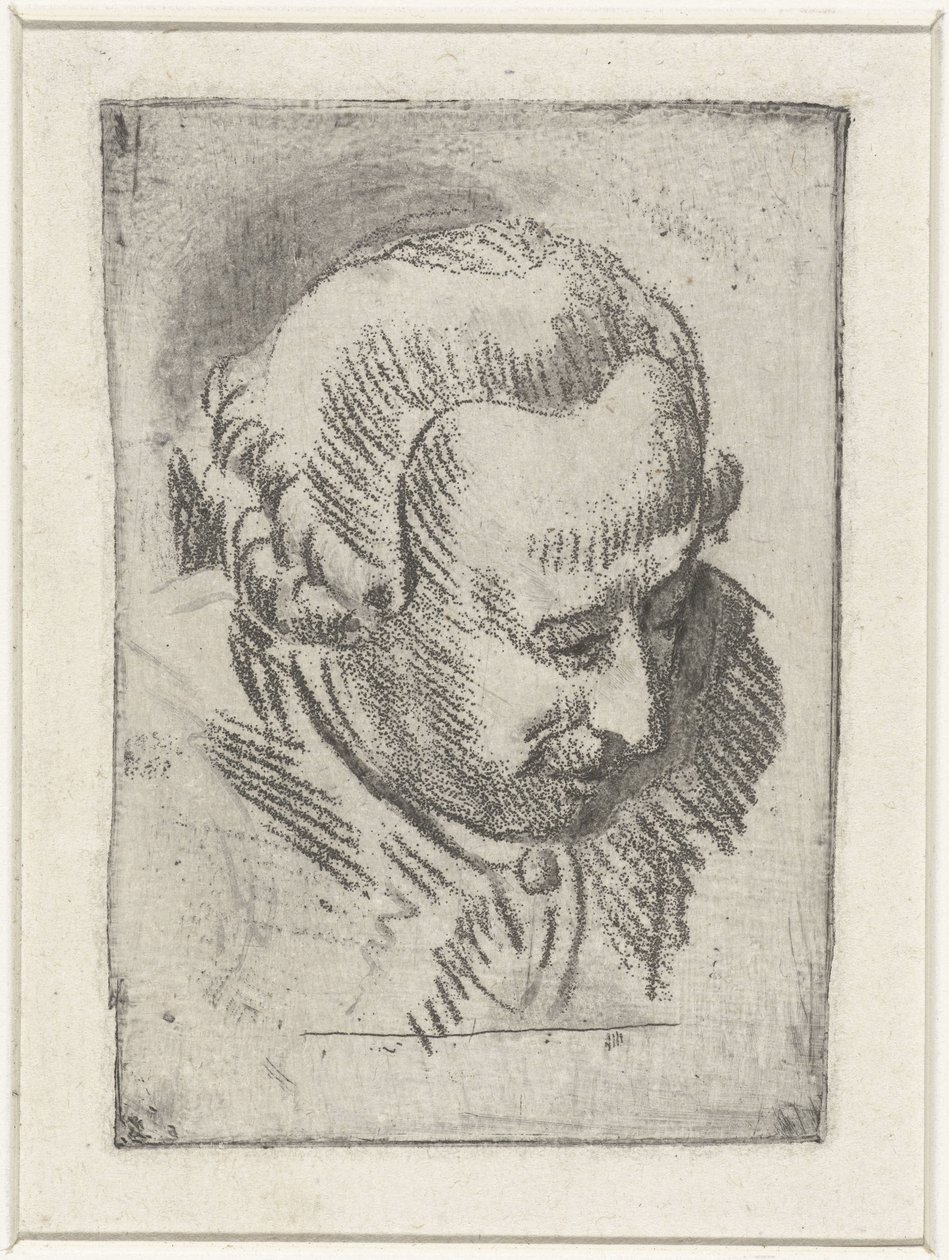 Studio della testa di Jean Baptiste Coclers da Louis Bernard Coclers